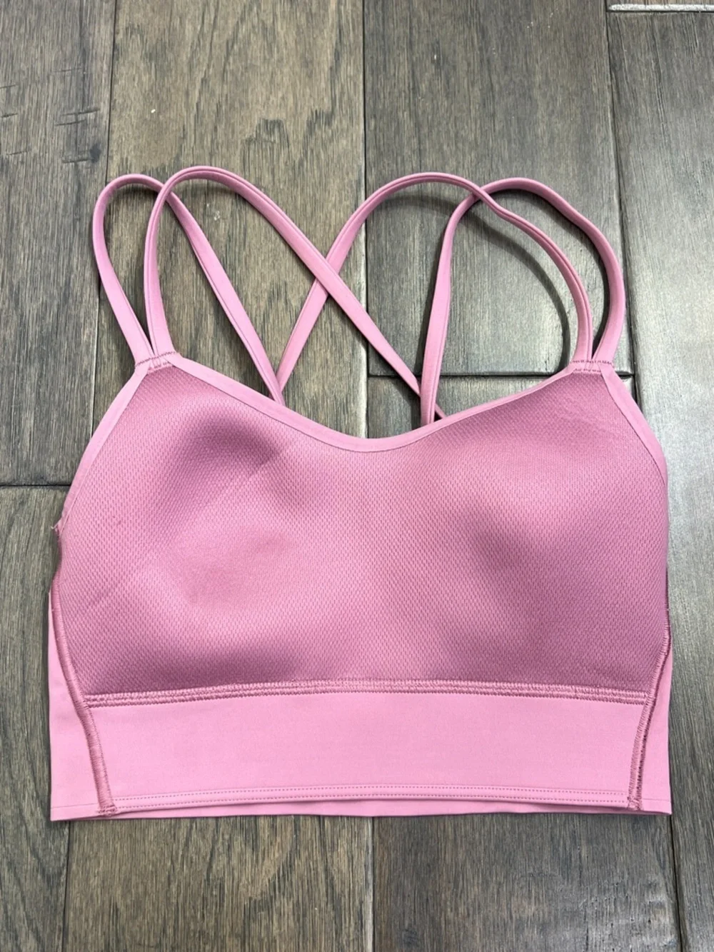 Lululemon NWOT Like a Cloud Longline Bra *Light Support, B/C Cup Velvet Dust